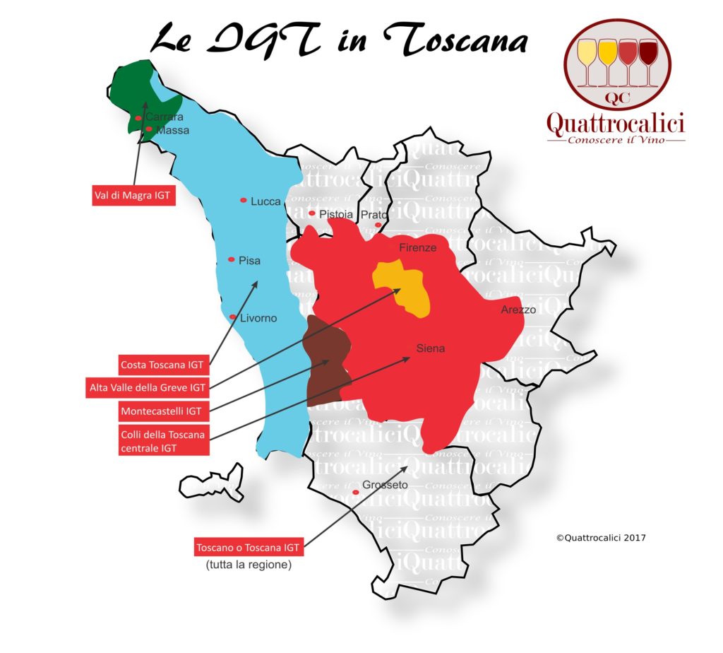 Il Vino In Toscana Quattrocalici Le Regioni Del Vino