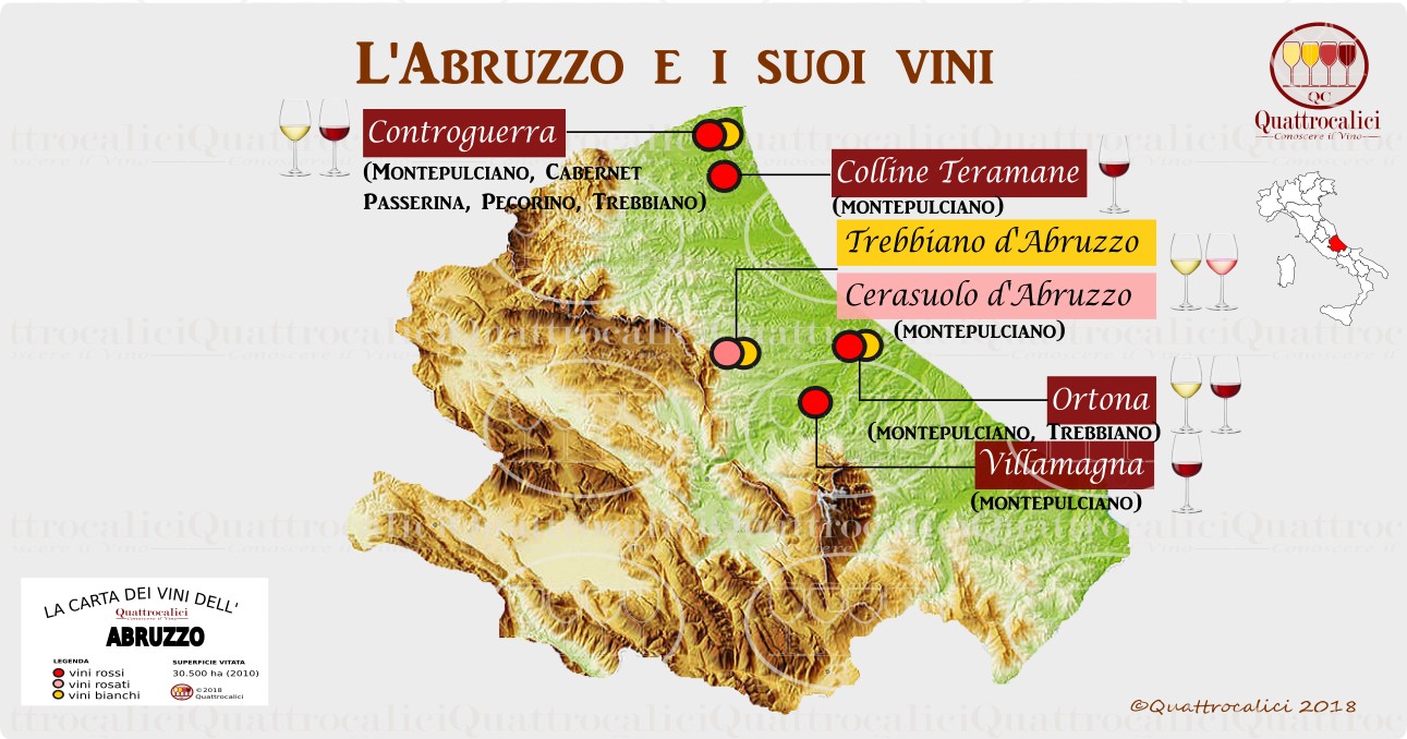 Abruzzo La Guida Al Vino E All Enoturismo Di Quattrocalici   Abruzzo 