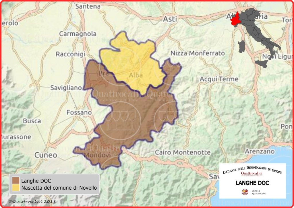  Langhe DOC  Nebbiolo Quattrocalici Le tipologie dei vini