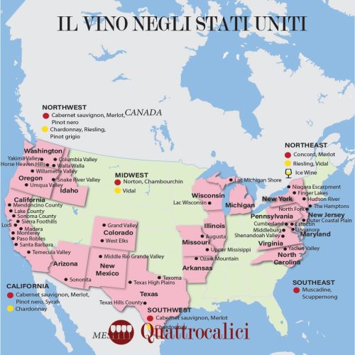 il vino negli stati uniti